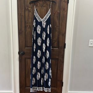 Kori long maxi dress, large, summer, beach dress. Adjustable straps